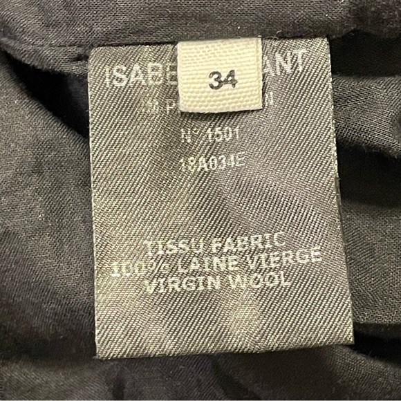 ISABEL MARANT ETOILE Oria Mini Dress in Black - Picture 8 of 10